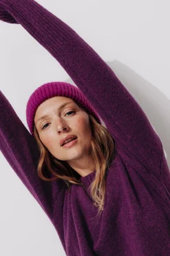 Promod Pull col rond Femme - Violet Sale
