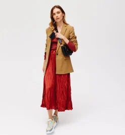 Promod Pull côtelé irisé Femme - Bordeaux Sale