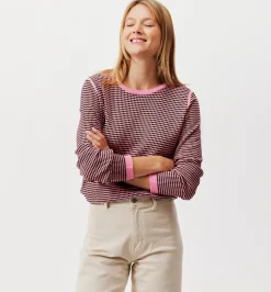 Promod Pull effet jacquard Femme - Imprimé lilas Imprimélilas Shop