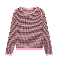 Promod Pull effet jacquard Femme - Imprimé lilas Imprimélilas Shop