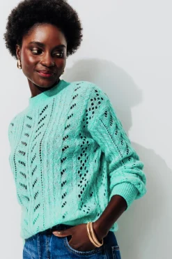 Promod Pull en maille ajourée Femme - Opaline Sale