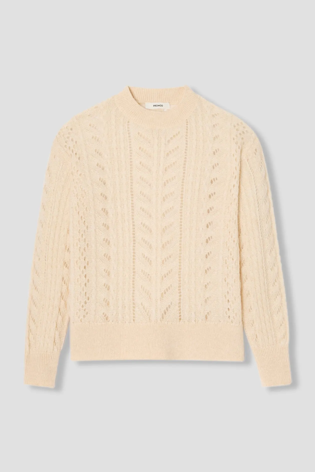Promod Pull en maille ajourée Femme - Beige Cheap