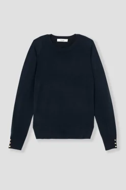 Promod Pull fin col rond éco-conçu - Marine Outlet