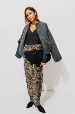 Promod Pull fin irisé col V - Gris foncé Grisfoncé Store