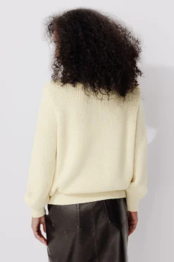 Promod Pull made in France 100% laine - Ecru Store