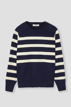 Promod Pull marinière Femme - Rayé marine Rayémarine Cheap