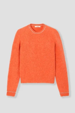 Promod Pull moelleux col rond Femme - Corail clair Corailclair Best