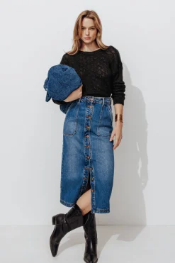 Promod Pull pailleté recto-verso - Noir Shop