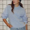 Promod Pull sans manches Femme - Bleu ciel foncé Bleucielfoncé Store