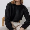 Promod Pull torsadé col rond Femme - Noir Store
