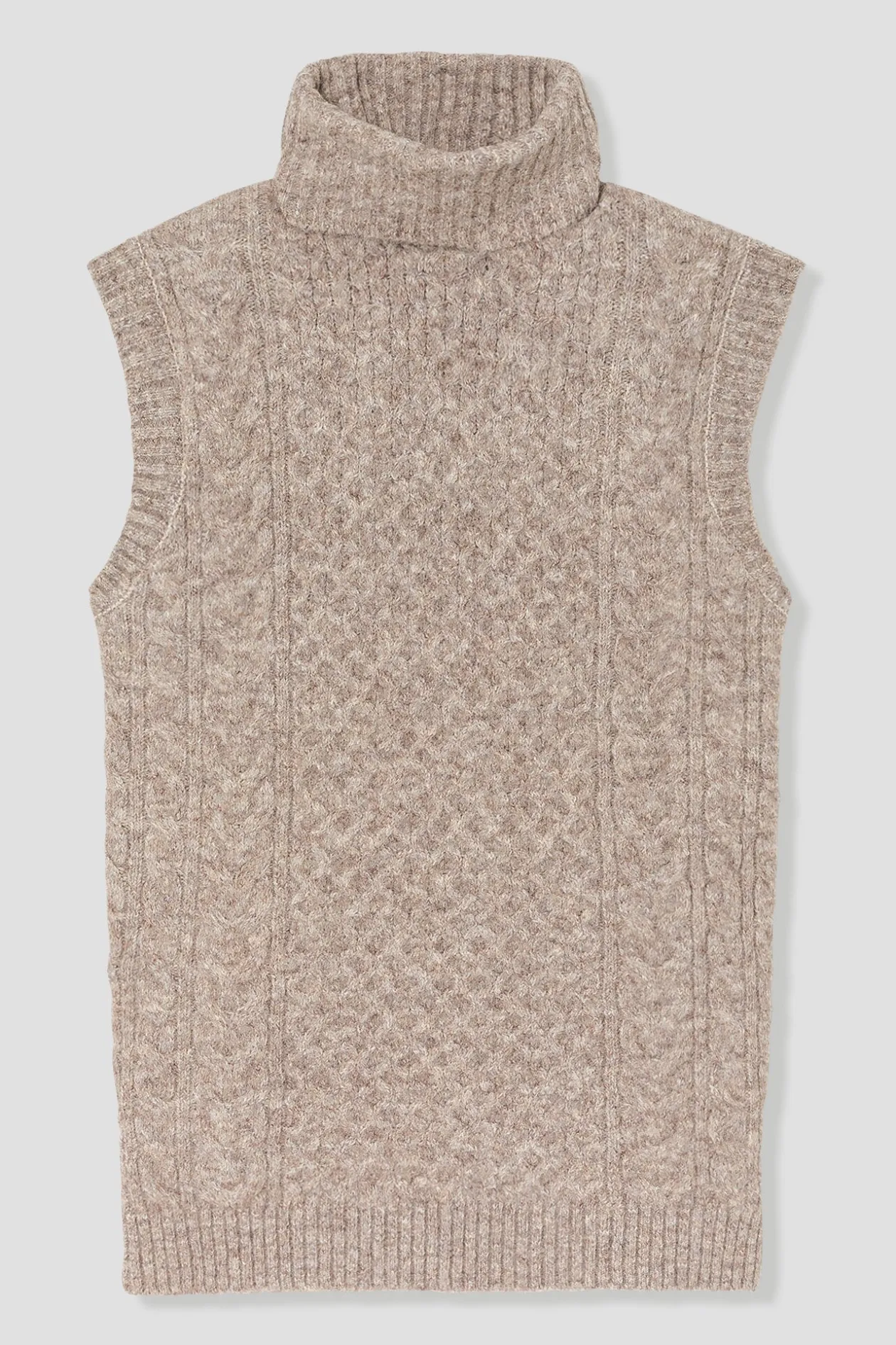 Promod Pull-tunique col roulé Femme - Beige Store