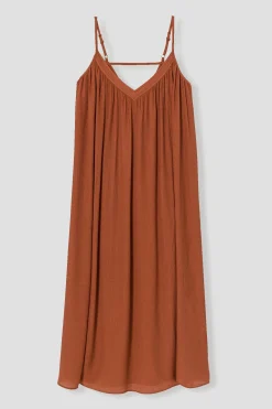 Promod Robe à bretelles Femme - Terre de sienne Terredesienne Fashion