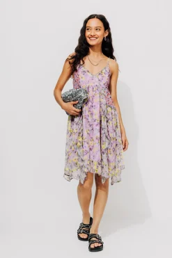 Promod Robe à fleurs Femme - Imprimé multicolore Imprimémulticolore Sale