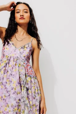 Promod Robe à fleurs Femme - Imprimé multicolore Imprimémulticolore Sale