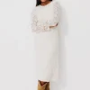 Promod Robe au crochet Femme - Ecru Online