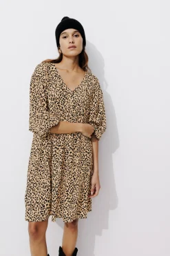Promod Robe baby doll Femme - Imprimé multicolore Imprimémulticolore Sale