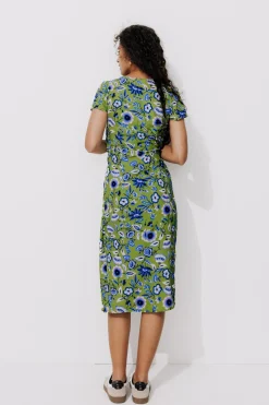 Promod Robe cache-cœur imprimée Femme - Imprimé multicolore Imprimémulticolore Discount