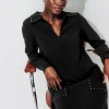 Promod Robe courte cloutée Femme - Noir New