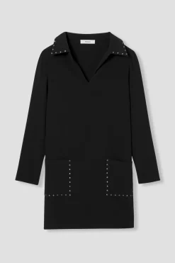 Promod Robe courte cloutée Femme - Noir New