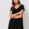 Promod Robe courte détail dentelle - Noir Clearance
