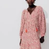Promod Robe courte imprimée Femme - Imprimé écru Impriméécru Fashion