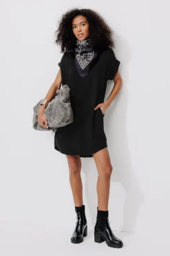 Promod Robe courte manches courtes - Noir Store