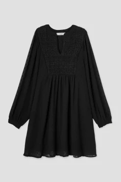 Promod Robe courte plumetis Femme - Noir Best