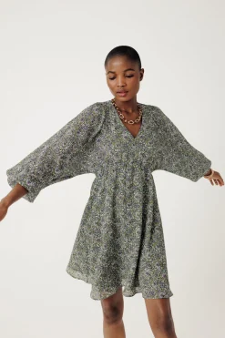Promod Robe courte évasée Femme - Imprimé multicolore Imprimémulticolore Online