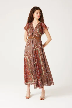 Promod Robe ELEONOR imprimée - Imprimé écru Impriméécru New