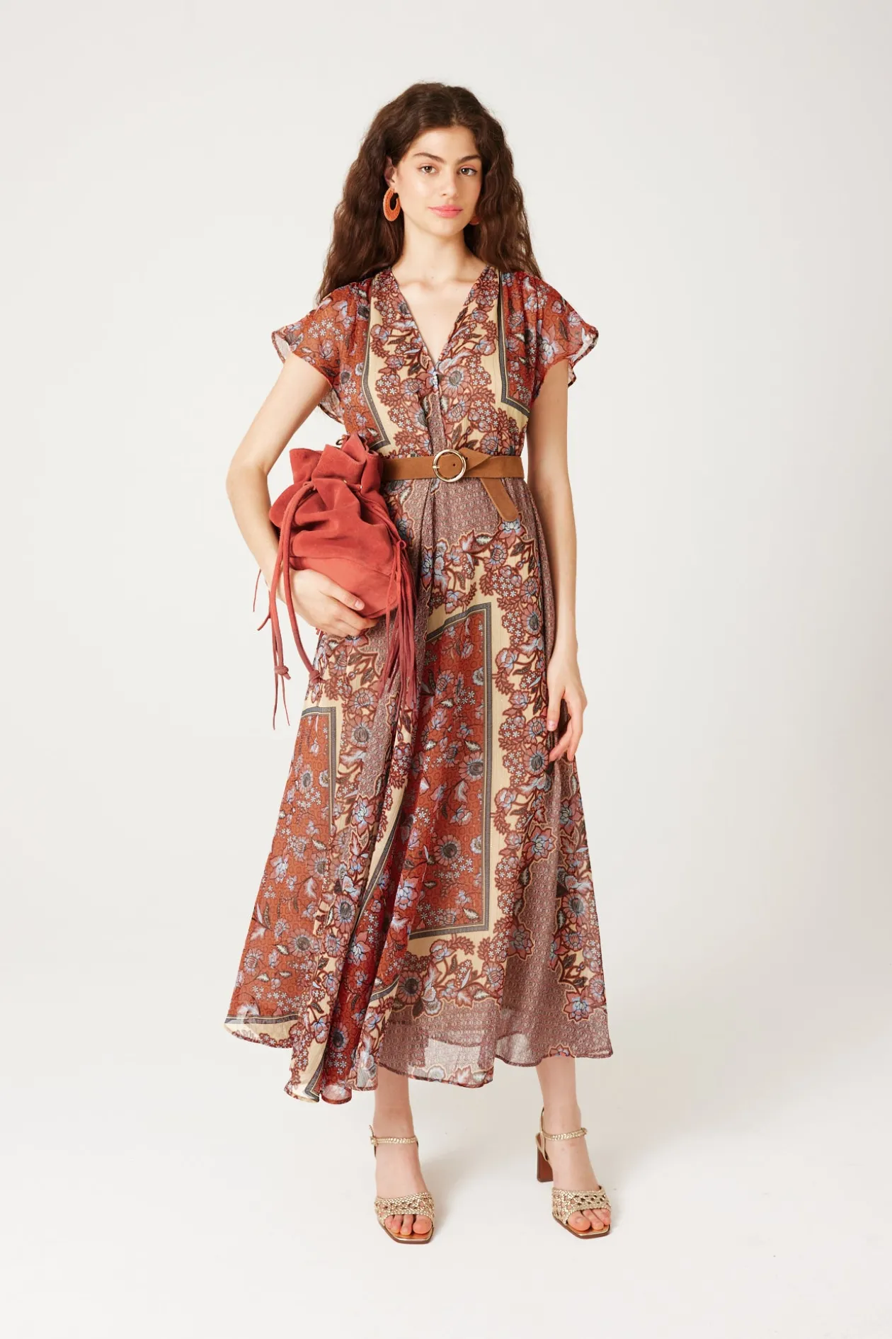 Promod Robe ELEONOR imprimée - Imprimé écru Impriméécru New
