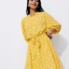 Promod Robe imprimée Femme - Imprimé ocre Impriméocre Online