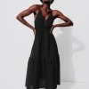 Promod Robe longue à bretelles - Noir Best Sale