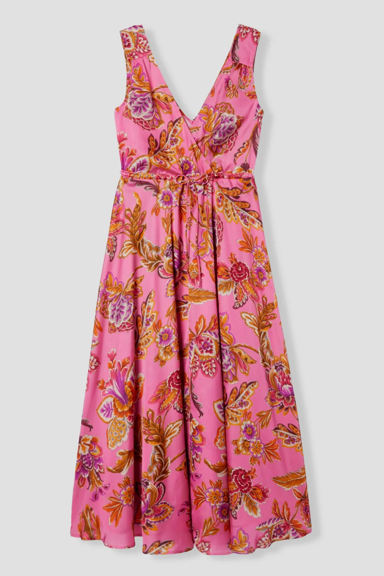 Promod Robe longue éco-conçue - Imprimé rose Imprimérose Flash Sale
