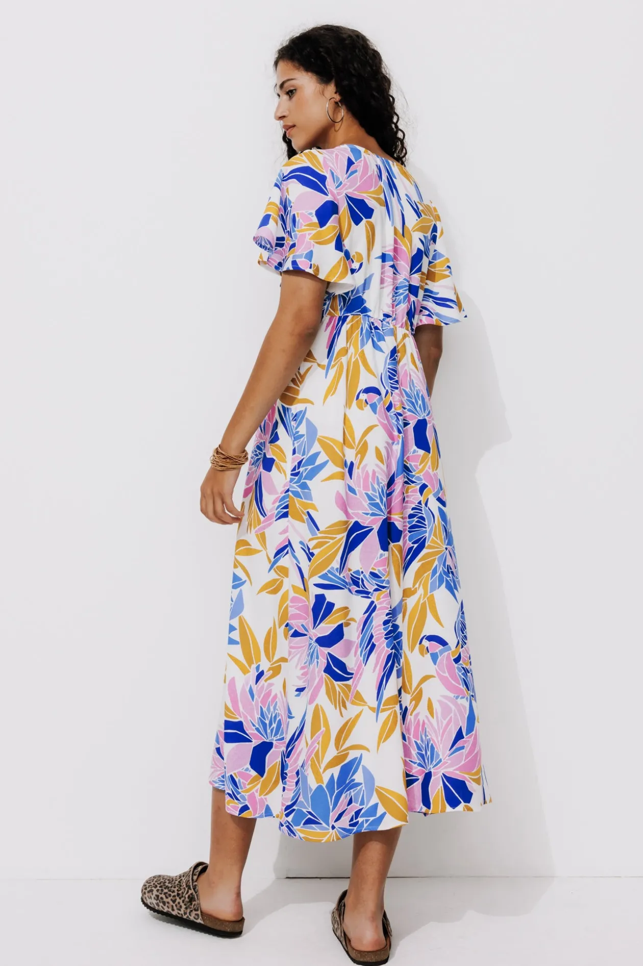 Promod Robe longue imprimée Femme - Imprimé écru Impriméécru Store