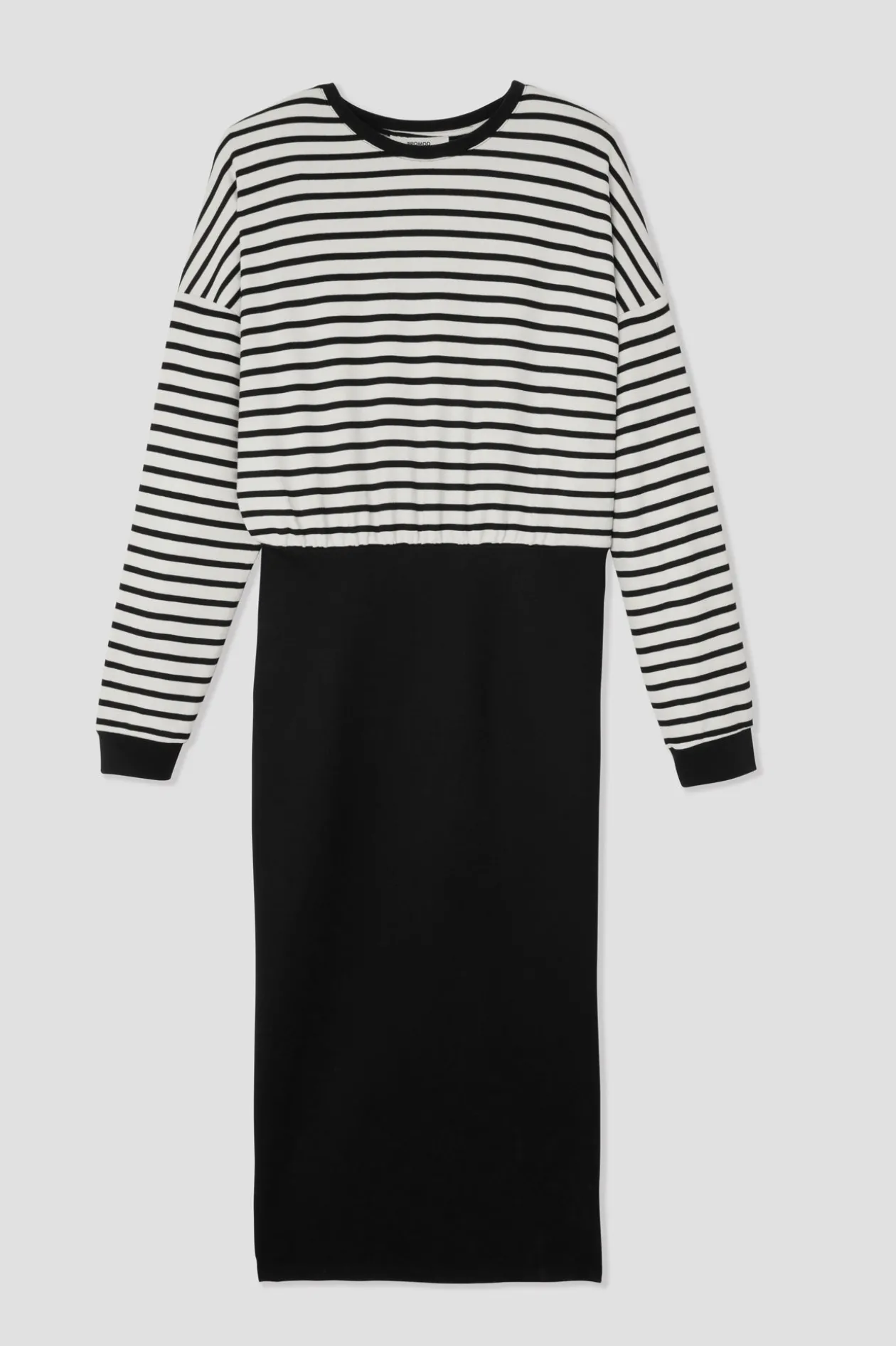 Promod Robe marinière 2 en 1 Femme - Rayé écru Rayéécru Outlet