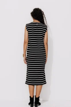 Promod Robe marinière Femme - Rayé Noir RayéNoir New