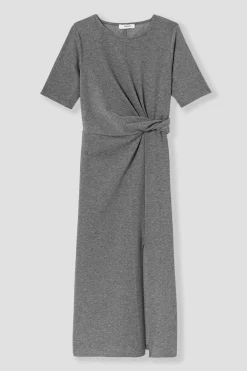 Promod Robe midi en jersey Femme - Gris clair Grisclair Best