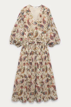 Promod Robe midi imprimée Femme - Imprimé écru Impriméécru Flash Sale