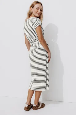 Promod Robe t-shirt marinière Femme - Rayé écru Rayéécru Shop