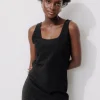 Promod Robe-débardeur à paillettes - Noir Sale