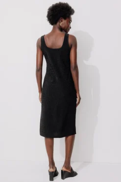 Promod Robe-débardeur à paillettes - Noir Sale