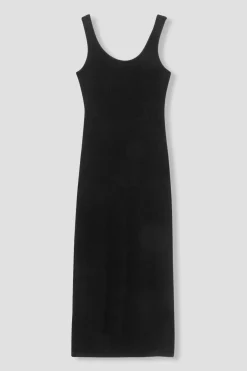Promod Robe-débardeur côtelée Femme - Noir Best
