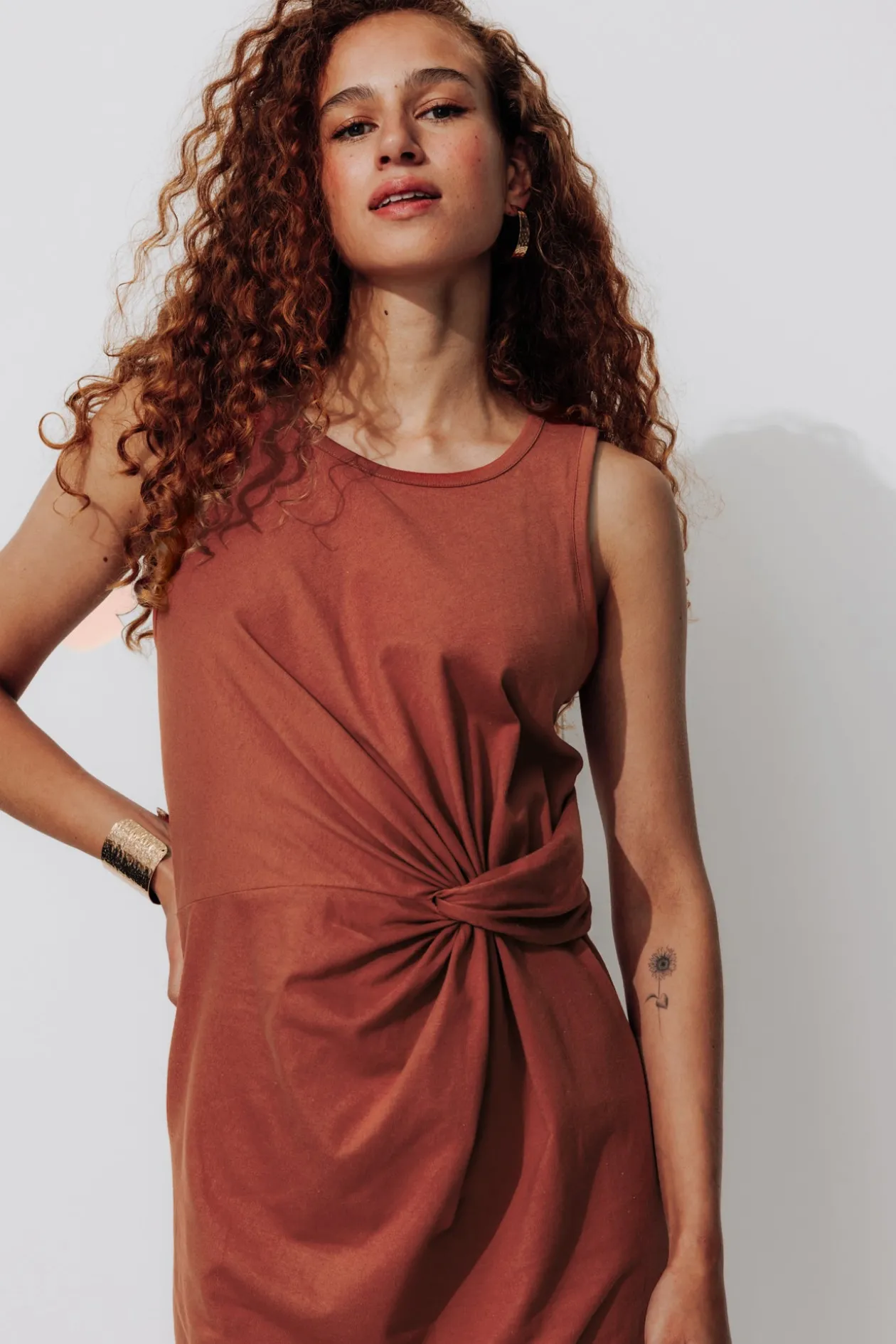 Promod Robe-débardeur en jersey - Terre de sienne Terredesienne Best