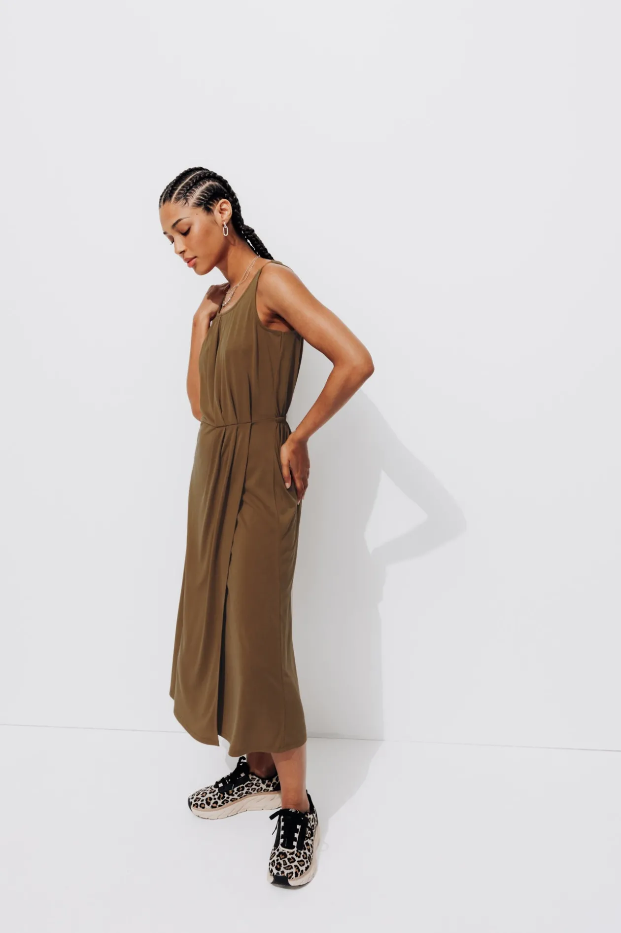 Promod Robe-débardeur en jersey Femme - Caramel Store