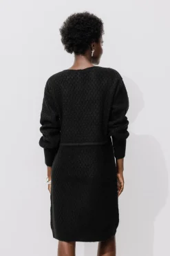 Promod Robe-pull col bateau Femme - Noir Cheap