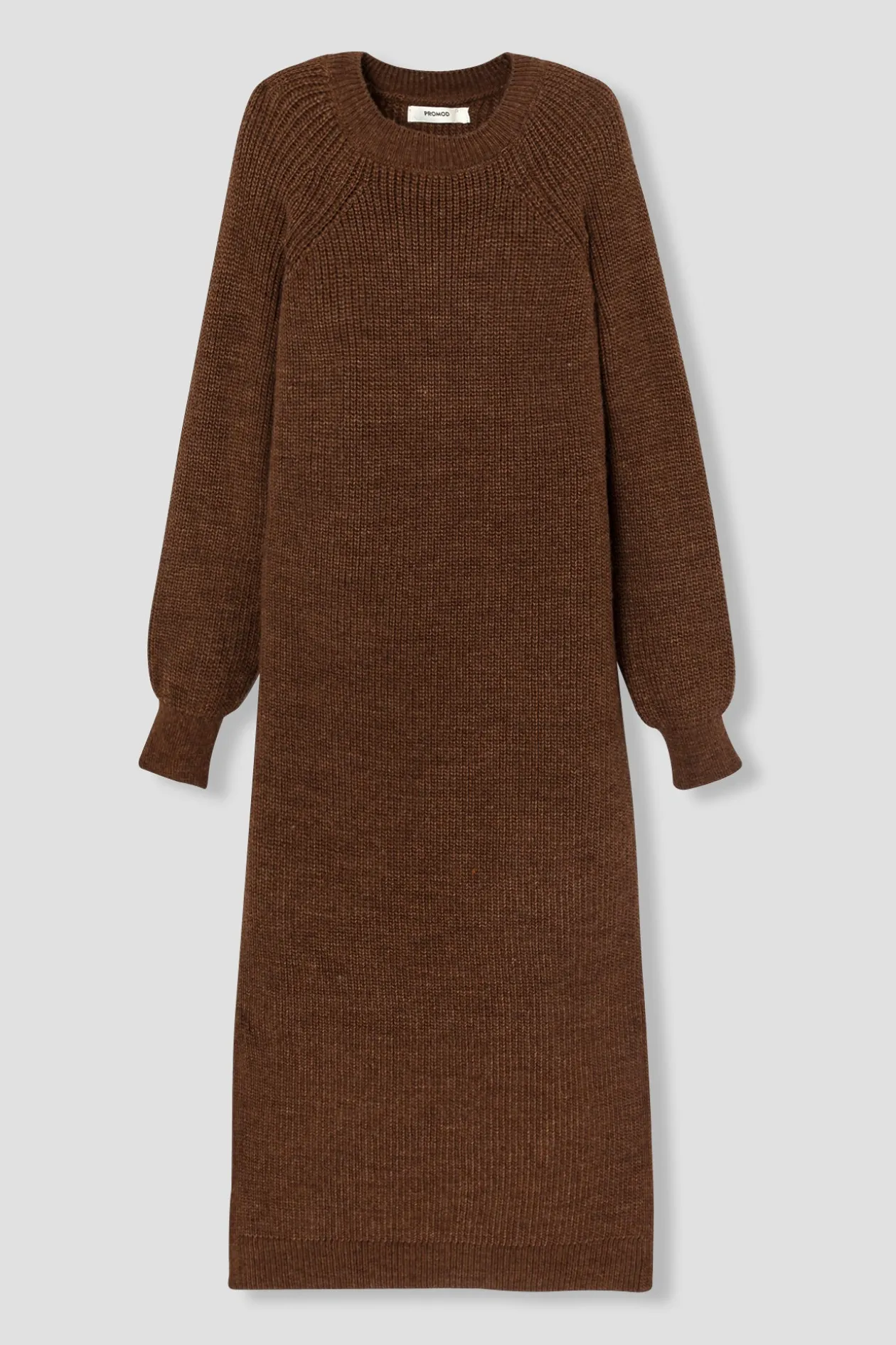 Promod Robe-pull côtelée Femme - Marron Cheap