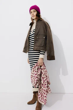 Promod Robe-pull marinière Femme - Rayé écru Rayéécru New