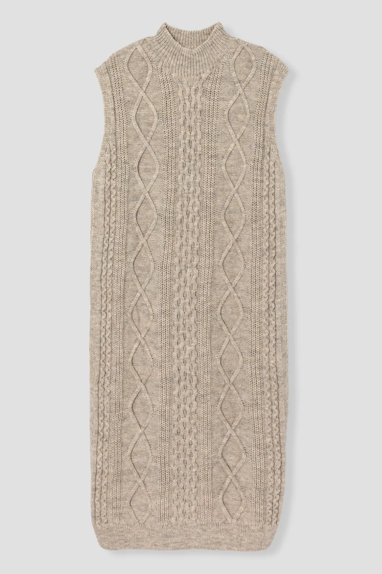 Promod Robe-pull torsadée Femme - Sable Best Sale