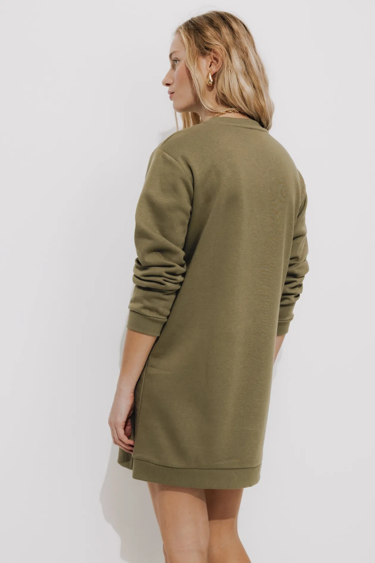Promod Robe-sweat à message Femme - Kaki Cheap