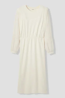 Promod Robe-sweat effet 2 en 1 - Ecru Discount